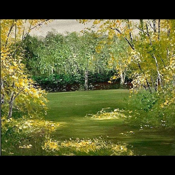 Other - SOLD ORIGINAL ACRYLIC LANDSCAPE FALL PAINTING